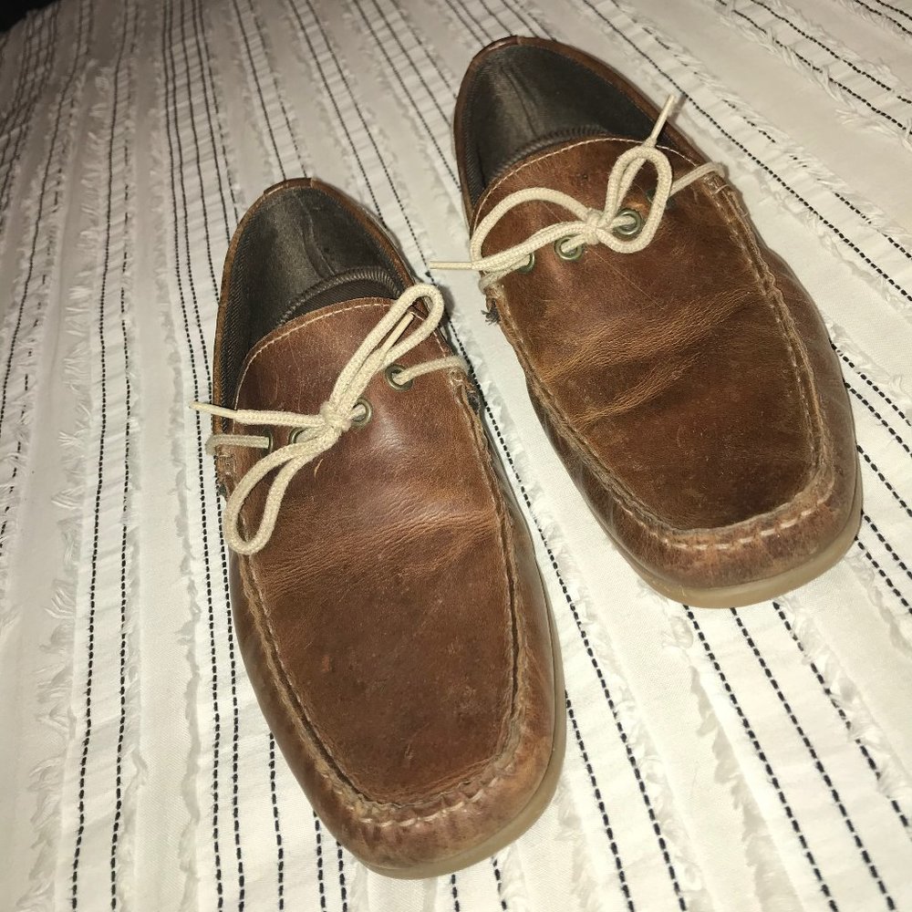 Brown Boat Shoes - Size 10